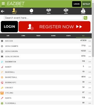 Eazibet Mobile